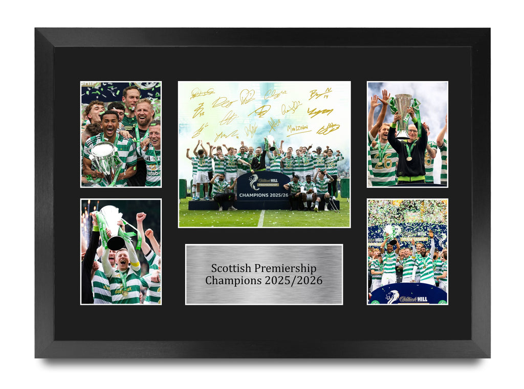 Scottish Premiership Champions 2025-2026 A3 framed print