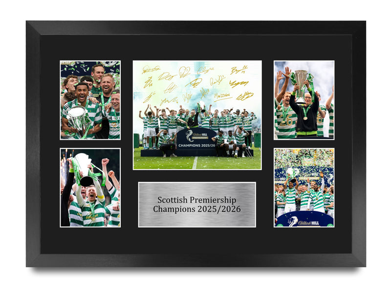 Scottish Premiership Champions 2025-2026 A3 Framed Print