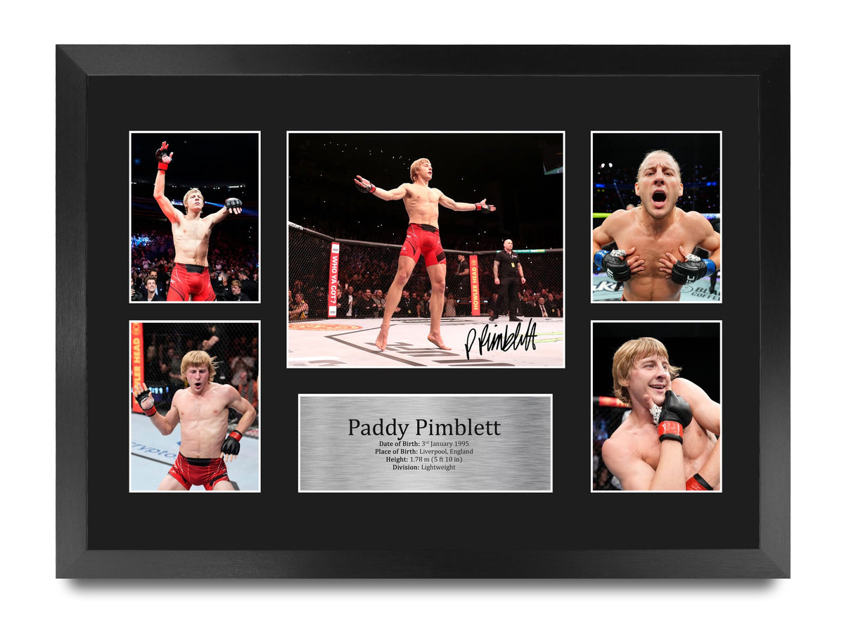 Paddy Pimblett A3 framed print