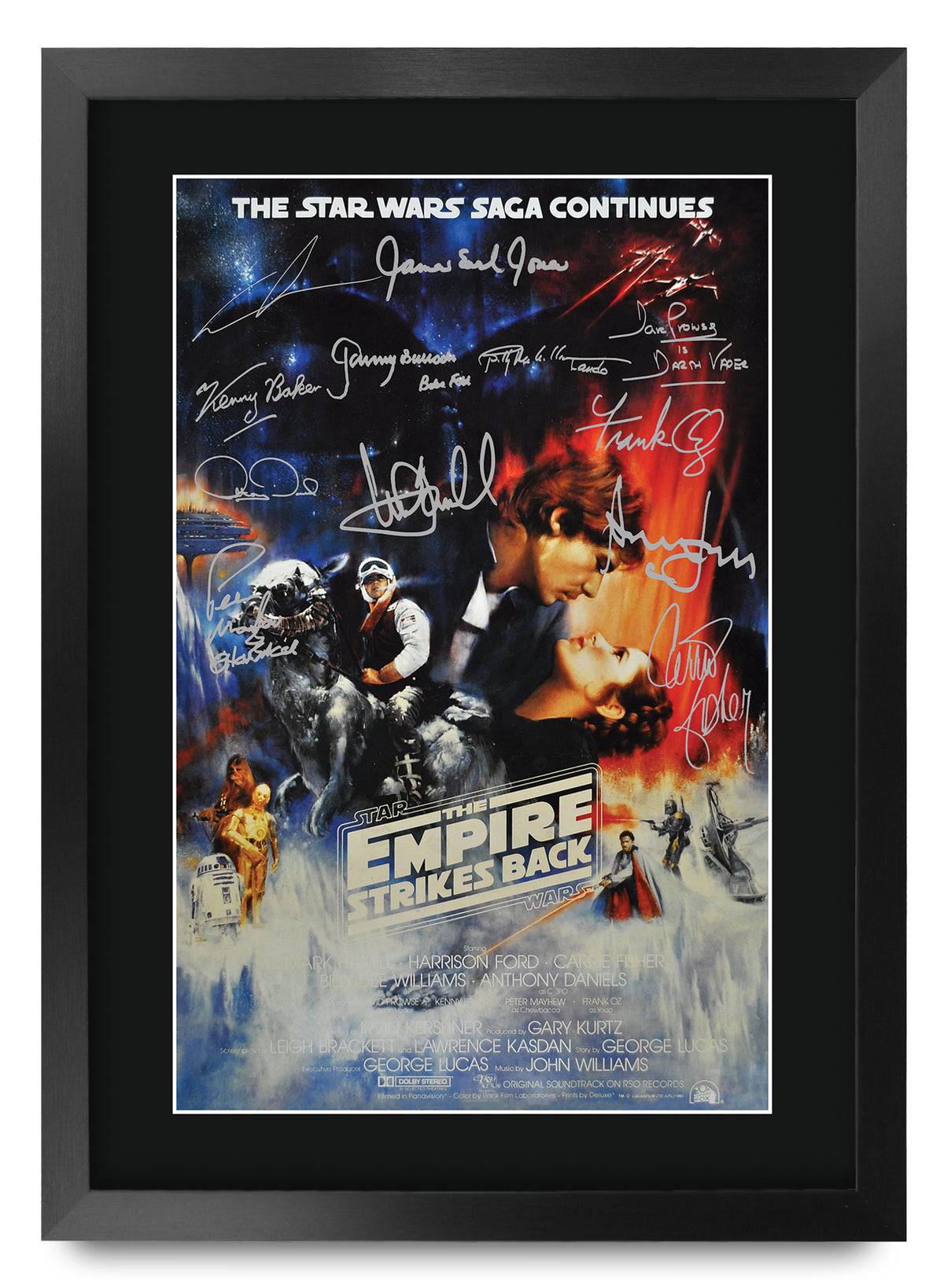 The Empire Strikes Back Movie A3 framed print