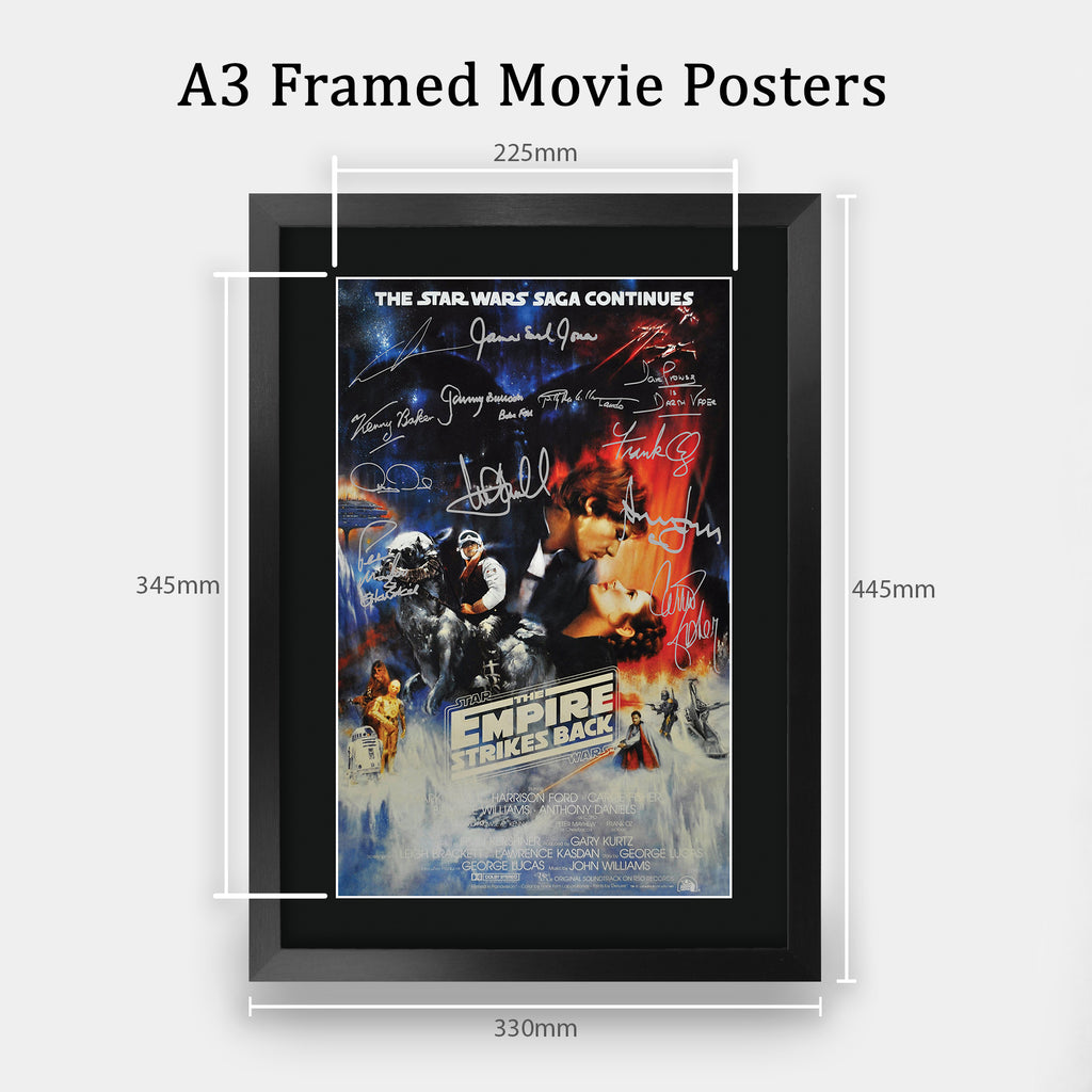 The Empire Strikes Back Movie A3 framed print, view 2