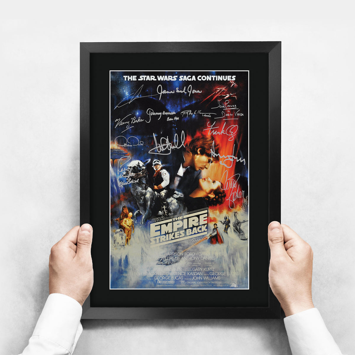 The Empire Strikes Back Movie A3 framed print, view 3