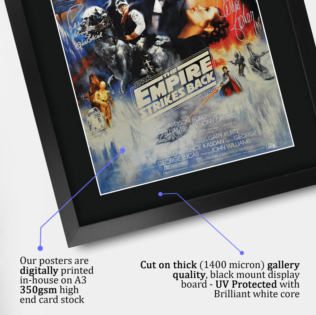 The Empire Strikes Back Movie A3 framed print, view 4