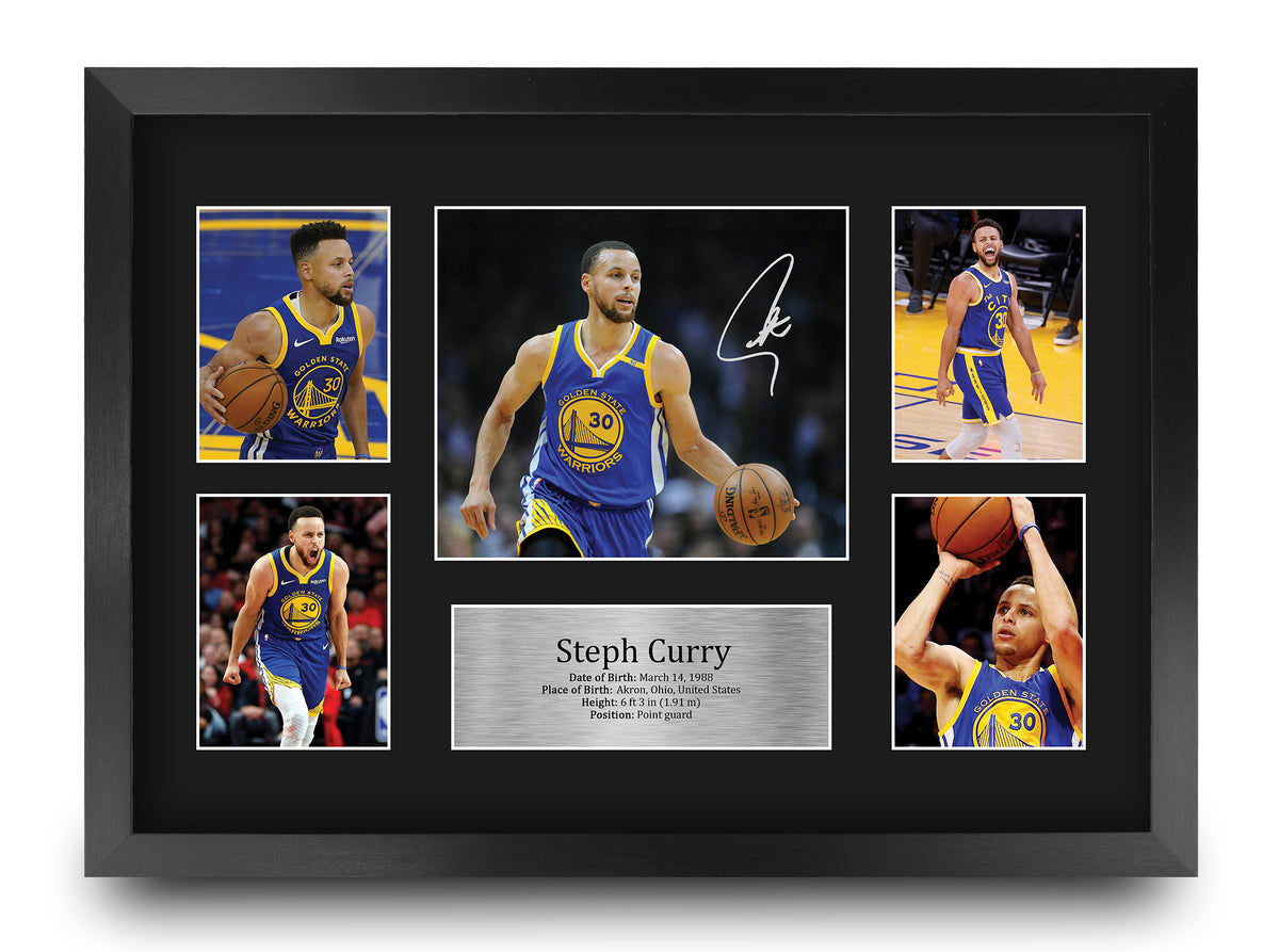 Steph Curry Golden State Warriors A3 framed print