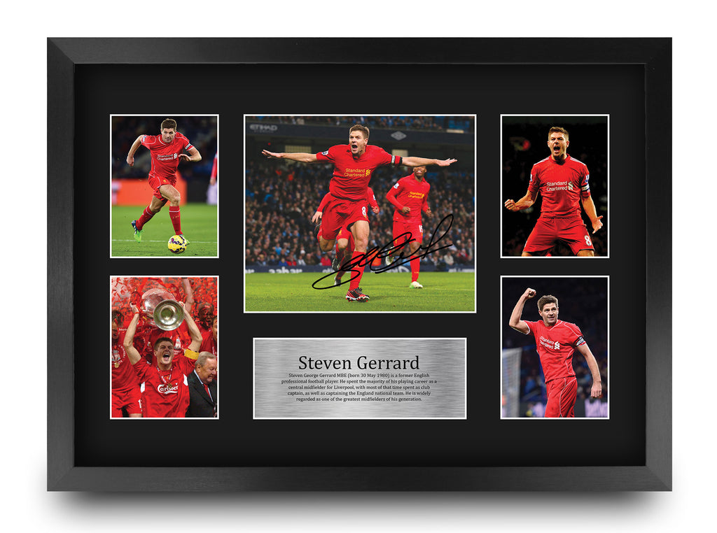 Steven Gerrard Gift A3 framed print