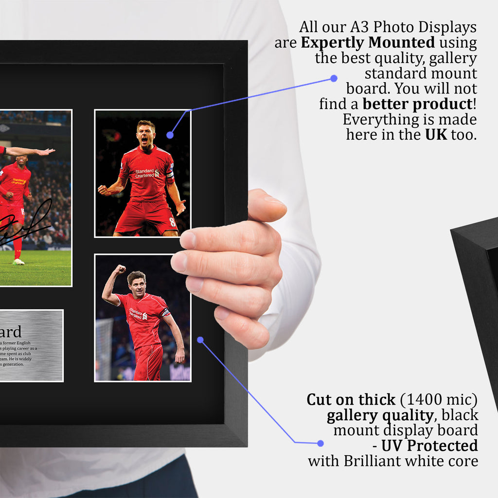 Steven Gerrard Gift A3 framed print, view 4