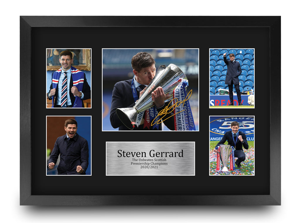 Steven Gerrard A3 framed print