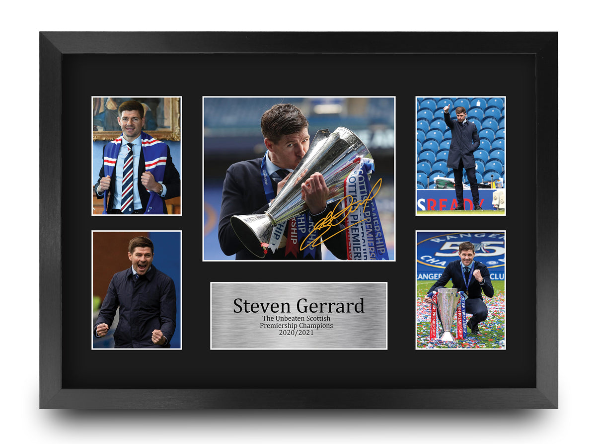Steven Gerrard A3 framed print