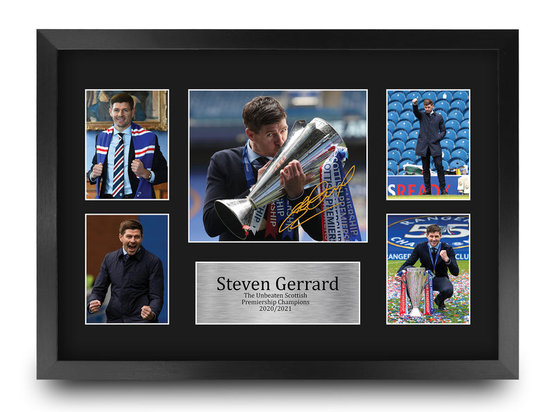 Steven Gerrard A3 Framed Print