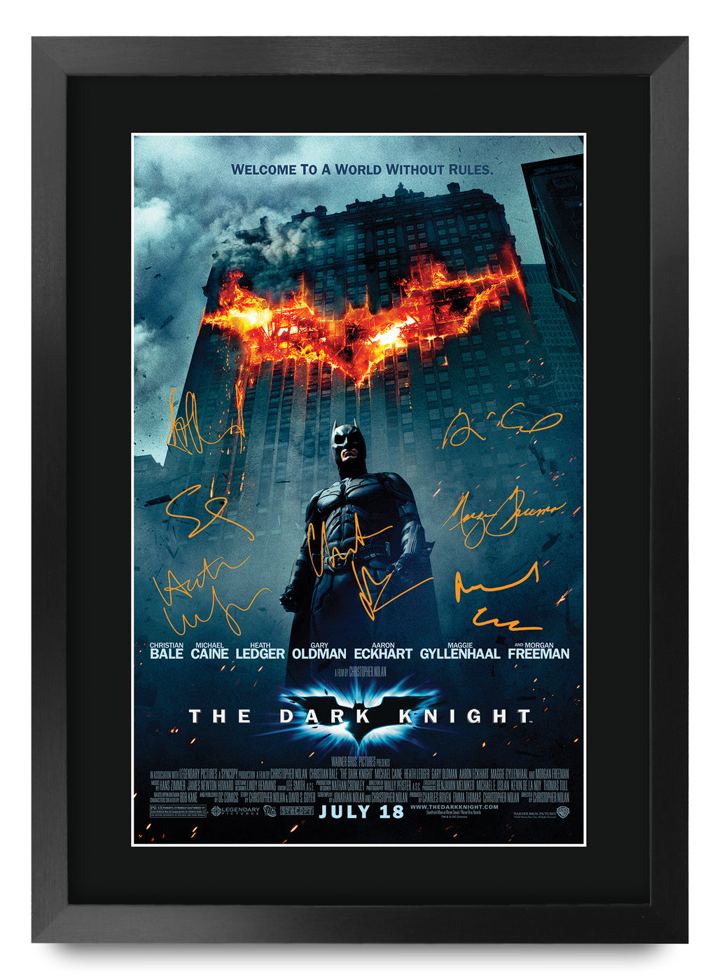 The Dark Knight A3 framed print