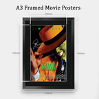 The Mask Movie Poster Jim Carrey A3 framed print, view 2