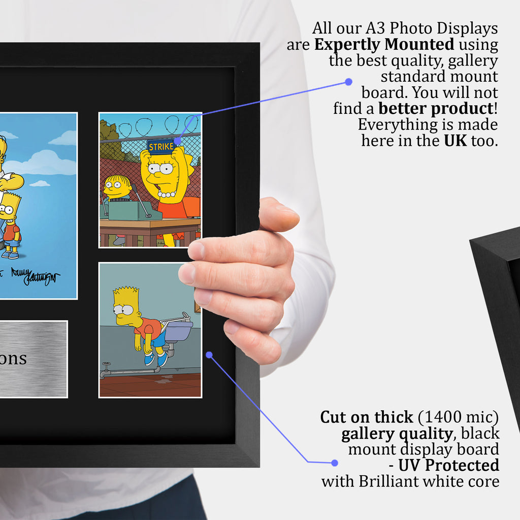 The Simpsons A3 framed print, view 4