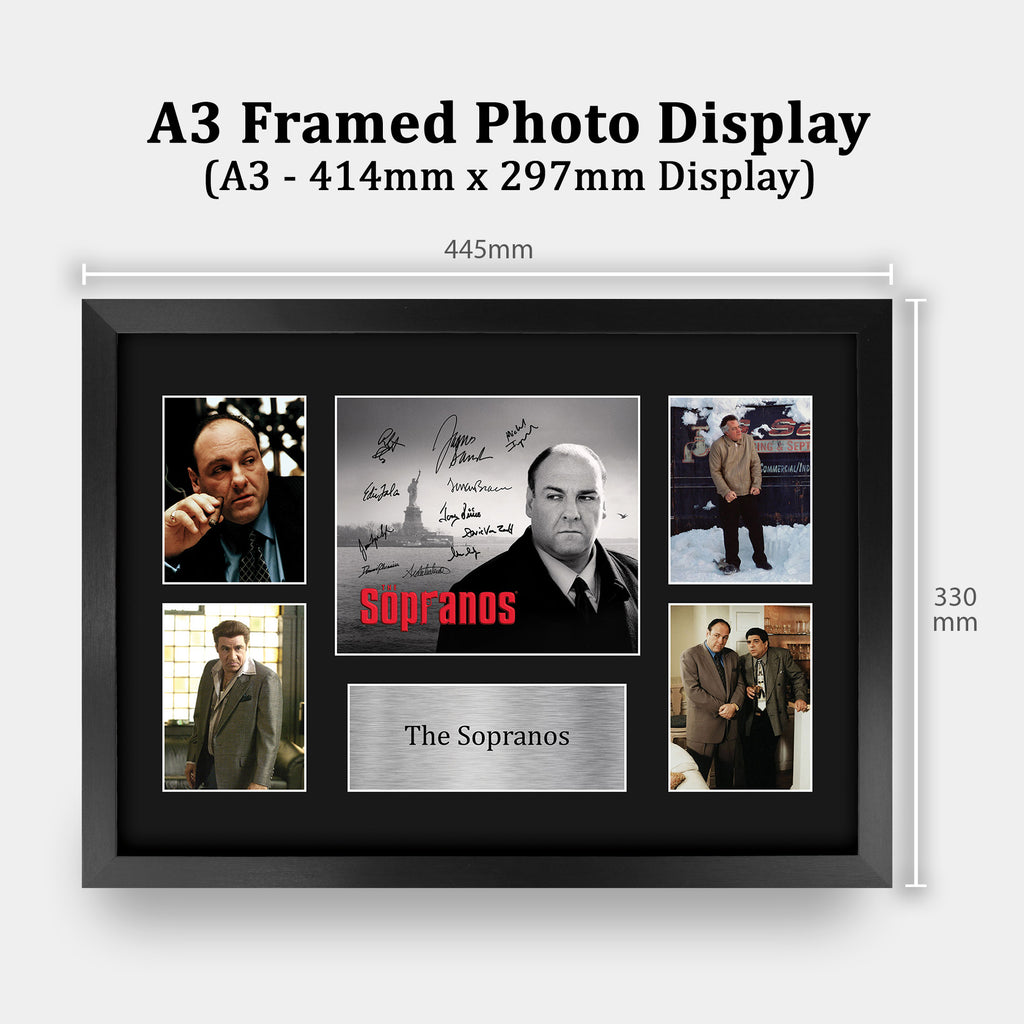 The Sopranos A3 framed print, view 2