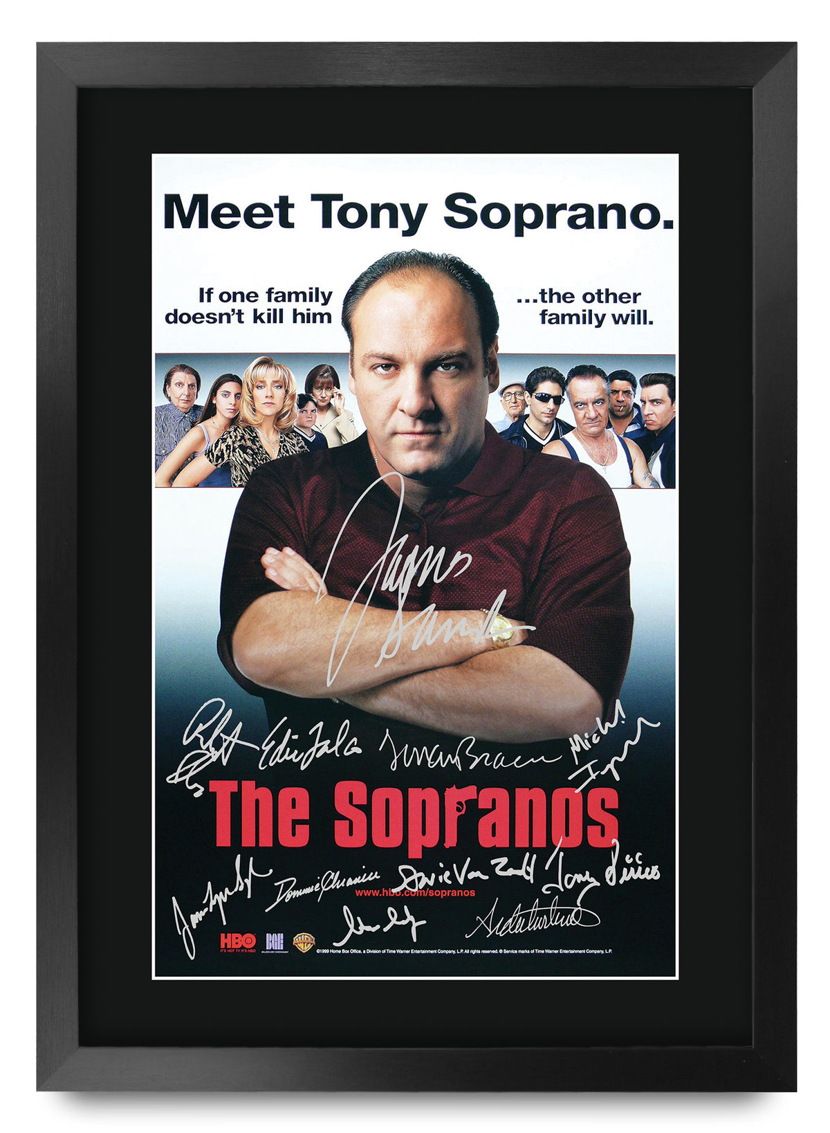 The Sopranos TV Series A3 framed print