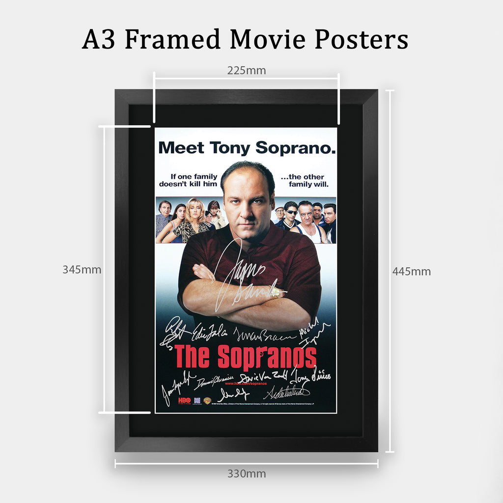 The Sopranos TV Series A3 framed print, view 2