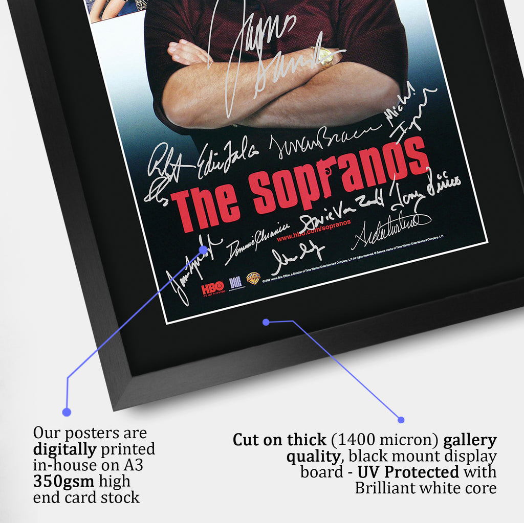 The Sopranos TV Series A3 framed print, view 4
