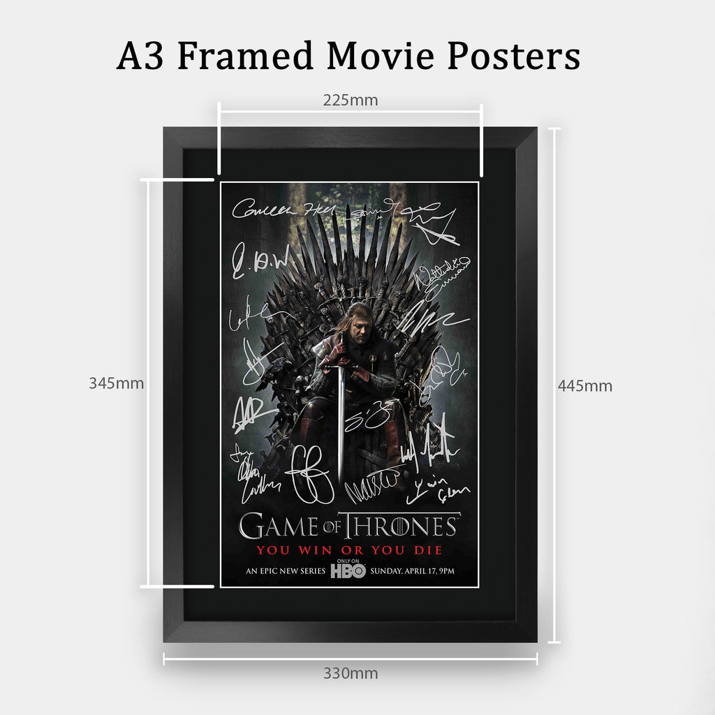 Game of Thrones A3 framed print, view 2