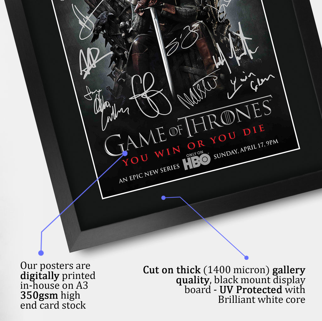 Game of Thrones A3 framed print, view 4