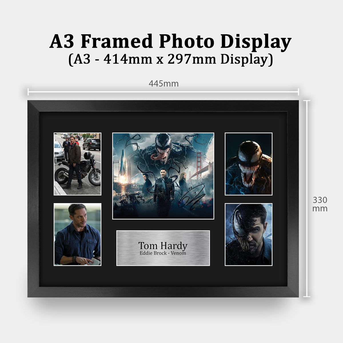 Tom Hardy Venom A3 framed print, view 2