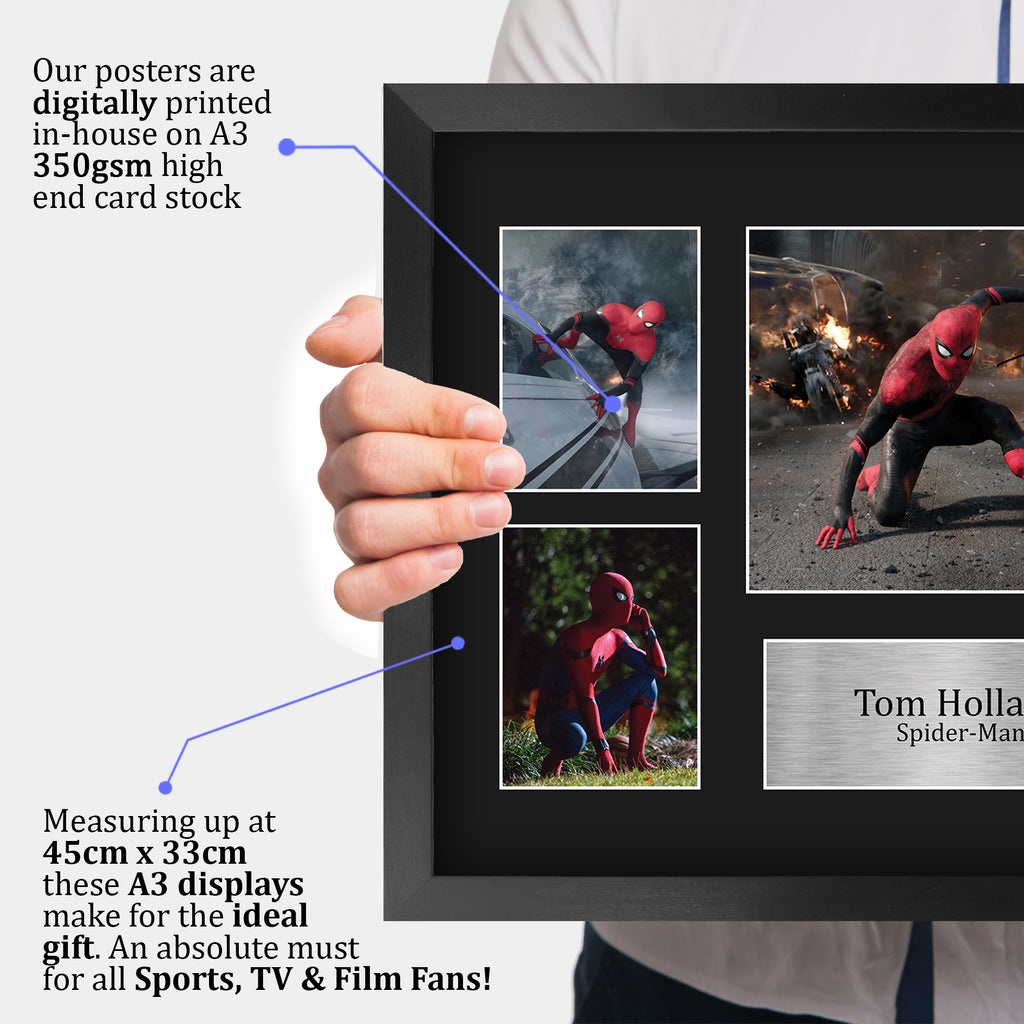 Tom Holland A3 framed print, view 3