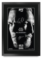 UFC 202 McGregor v Diaz A3 framed print