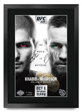 UFC 229 Fight Khabib vs McGregor A3 framed print