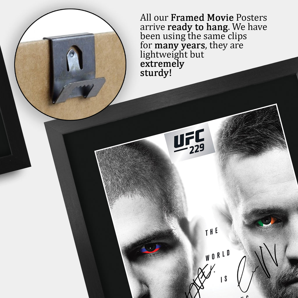 UFC 229 Fight Khabib vs McGregor A3 framed print, view 5