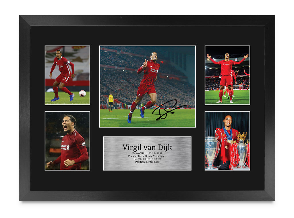 Virgil van Dijk A3 framed print