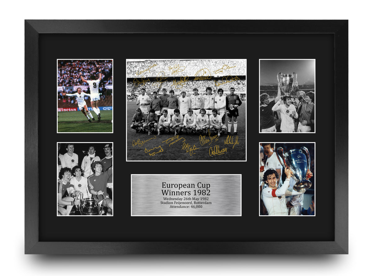 Villans 1982 European Cup Winners A3 framed print