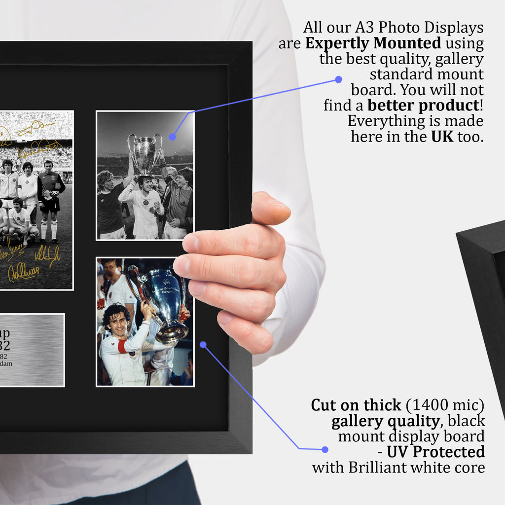 Aston Villa 1982 European Cup Winners A3 framed print, view 4