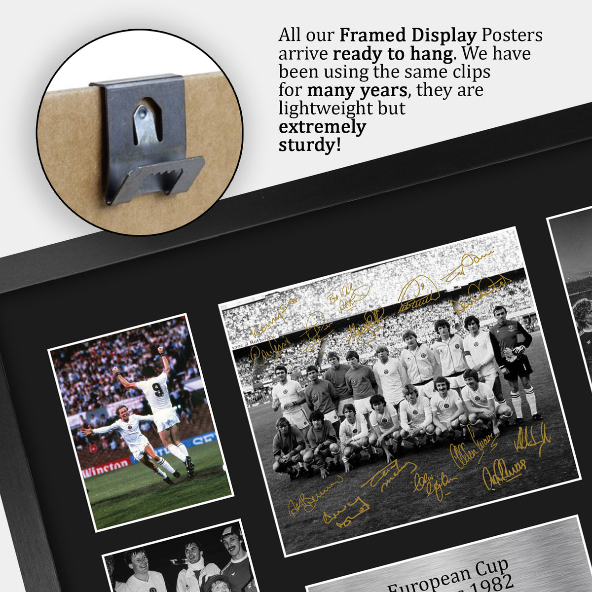 Villans 1982 European Cup Winners A3 framed print, view 5