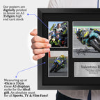 Valentino Rossi A3 framed print, view 3