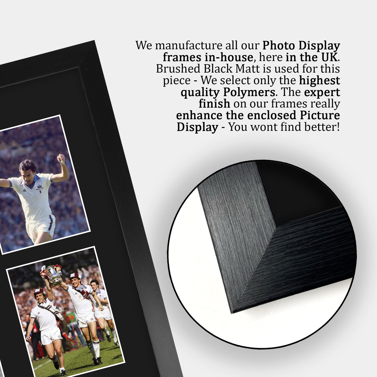 Hammers 1980 FA Cup Winners A3 framed print, view 6