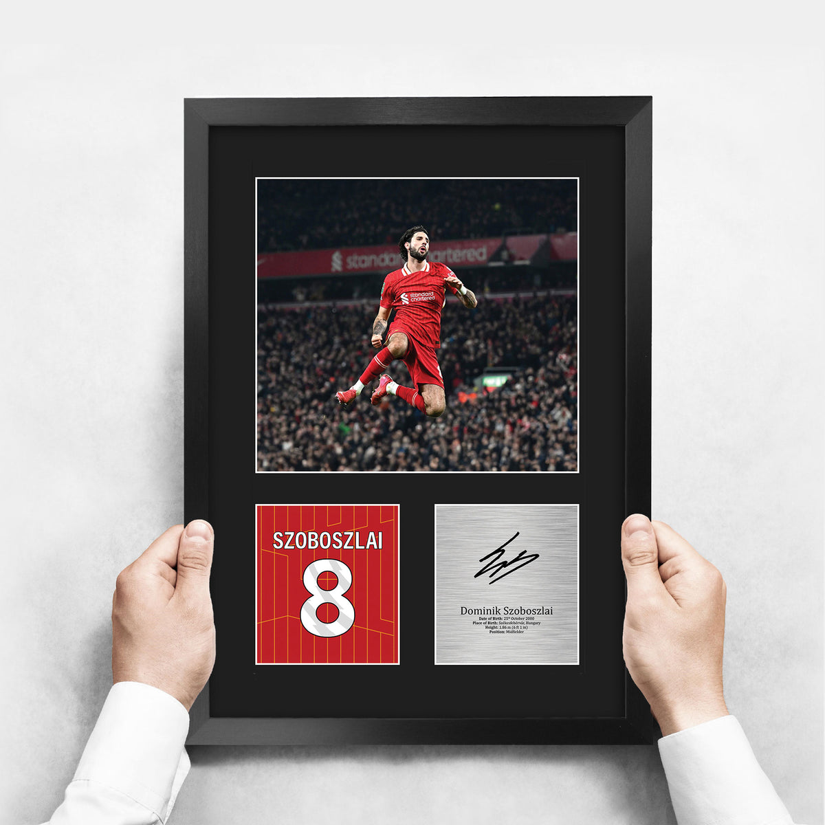 Dominik Szoboszlai A3 framed print, view 3