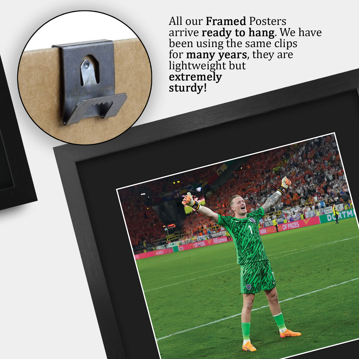 Jordan Pickford England A3 framed print, view 5